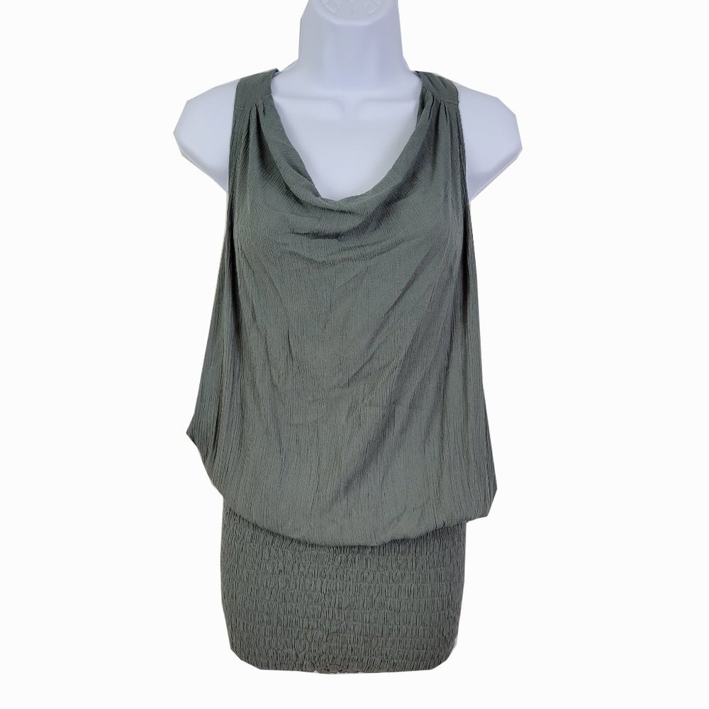 Figwood Sleeveless Racerback Smoked Dress Size M/L